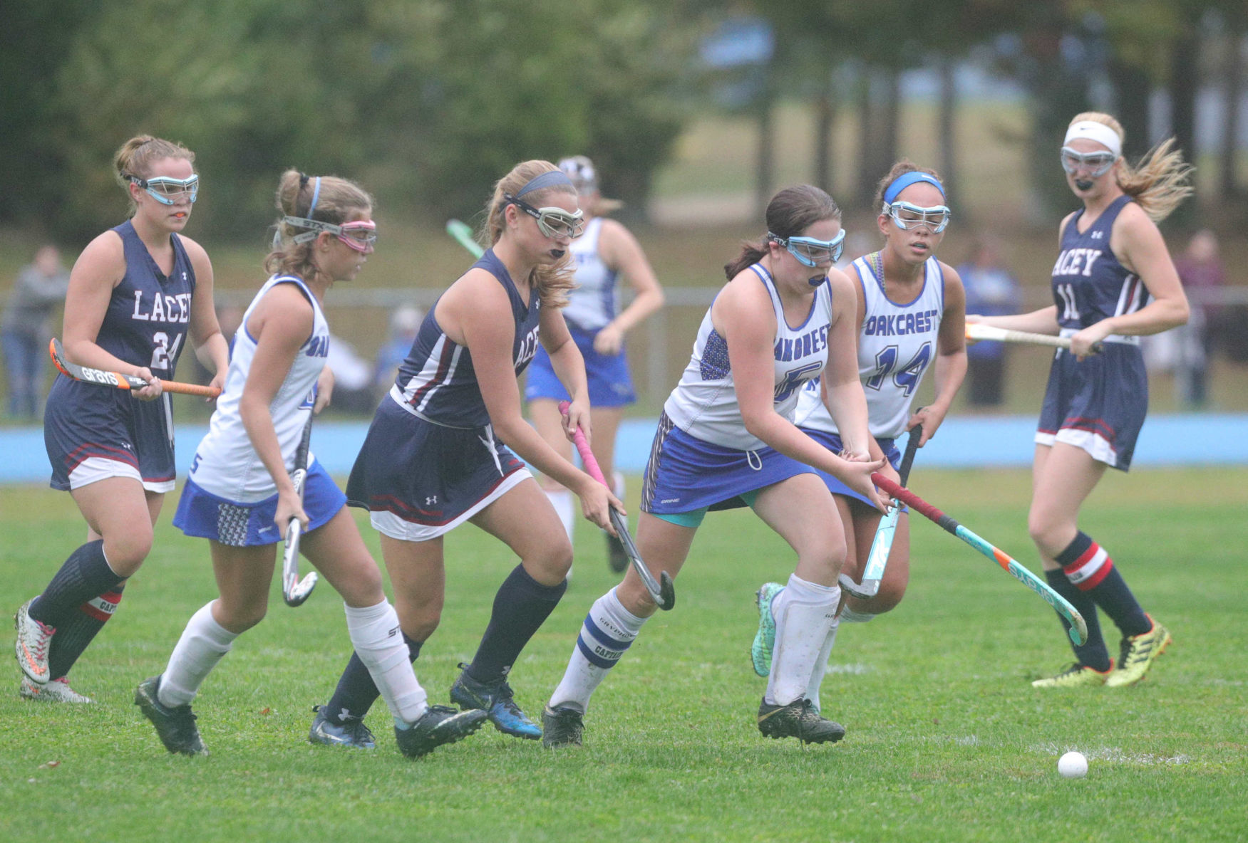 Lacey vs Oakcrest Field Hockey game